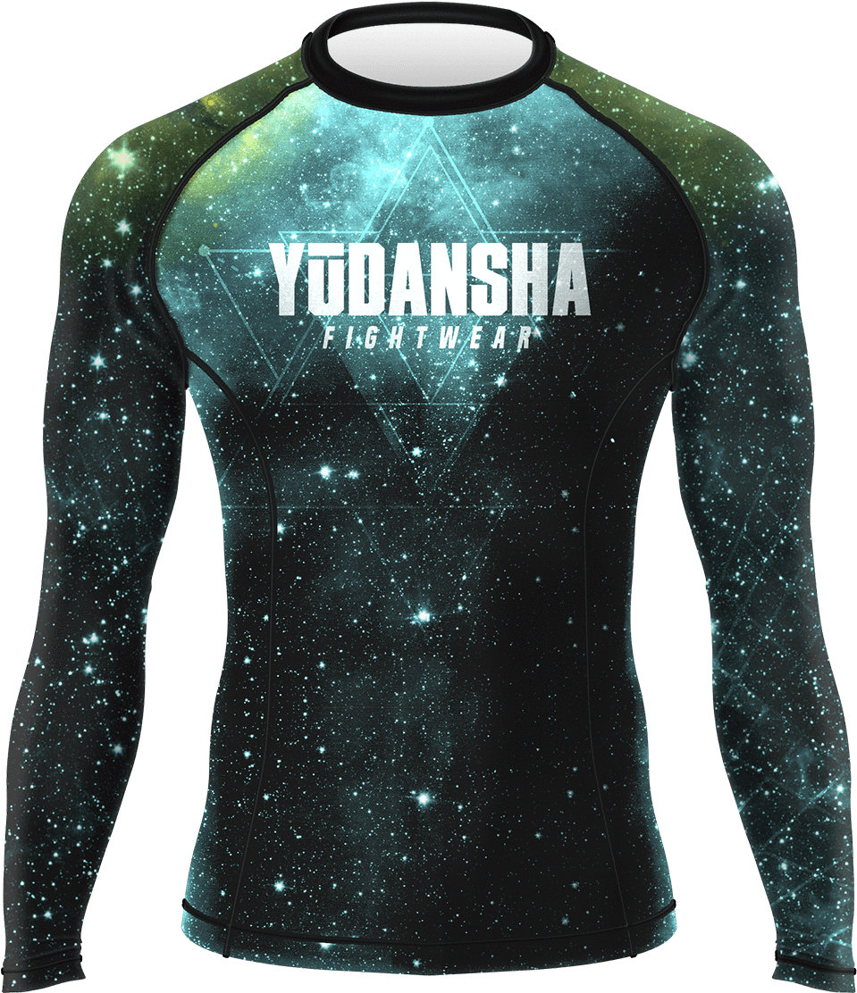 Vitruvian Man Galaxy Bjj Rash Guard - Brazilian Jiu-jitsu (1160x1160), Png Download