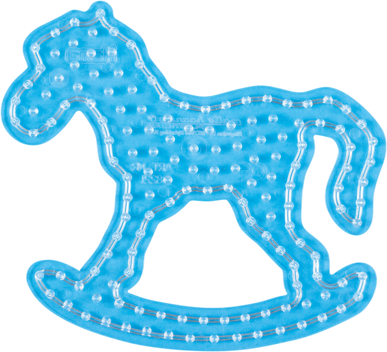 Rocking Horse - 8221 - Hama - Hama Rocking Horse Maxi Pegboard (960x788), Png Download