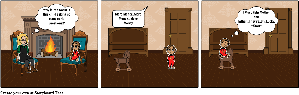 Rocking Horse Winner - Cartoon (1164x385), Png Download