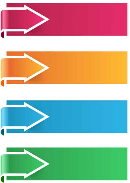 Arrow Banner Set Png - Portable Network Graphics (480x669), Png Download