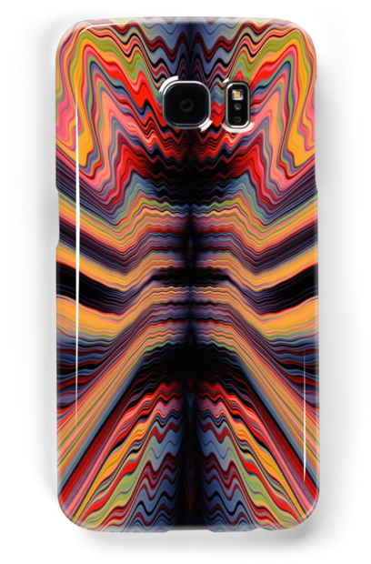 Colourful Retro Psychedelic Lines Pattern • Also Buy - Stock Photography (500x700), Png Download