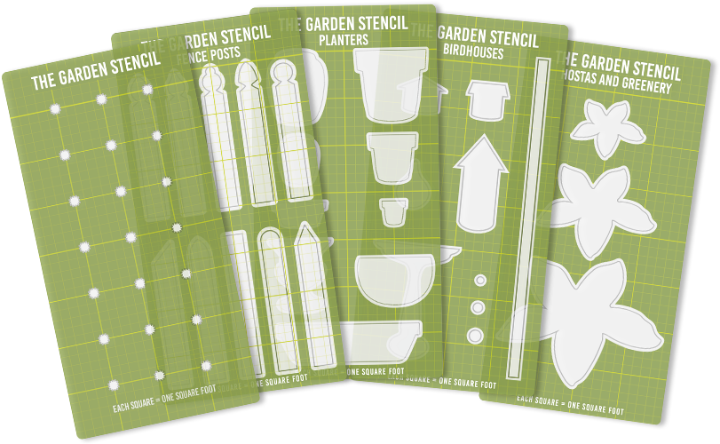 Garden Stencils Business Cards - Butterfly (840x560), Png Download