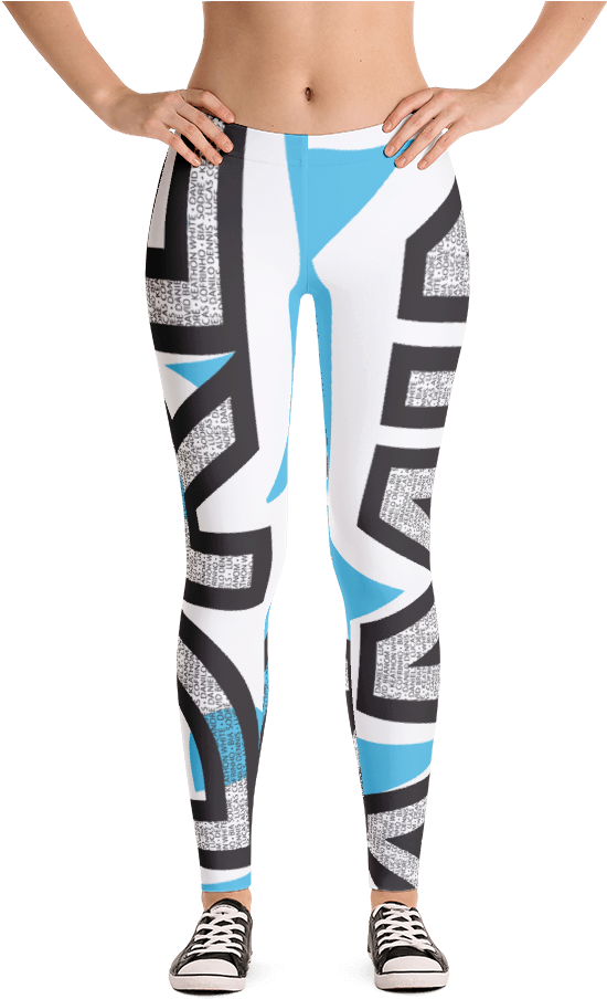 Patron Leggings - Happy Double Hooded Pied Frenchie Capri Leggings (1000x1000), Png Download