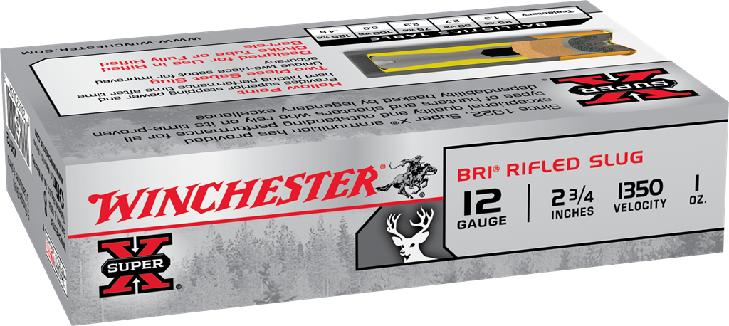 1 - 2 - - Winchester Ammo Sh65079 Win Xb1200 00bk Buck 5-50 (1024x458), Png Download