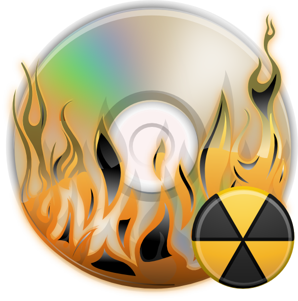 Files Free Burn - Burn A Cd Icon (594x600), Png Download