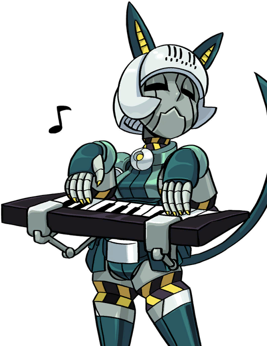Robo Fortune Keyboard - Skullgirls Robo Fortune Keyboard (640x720), Png Download