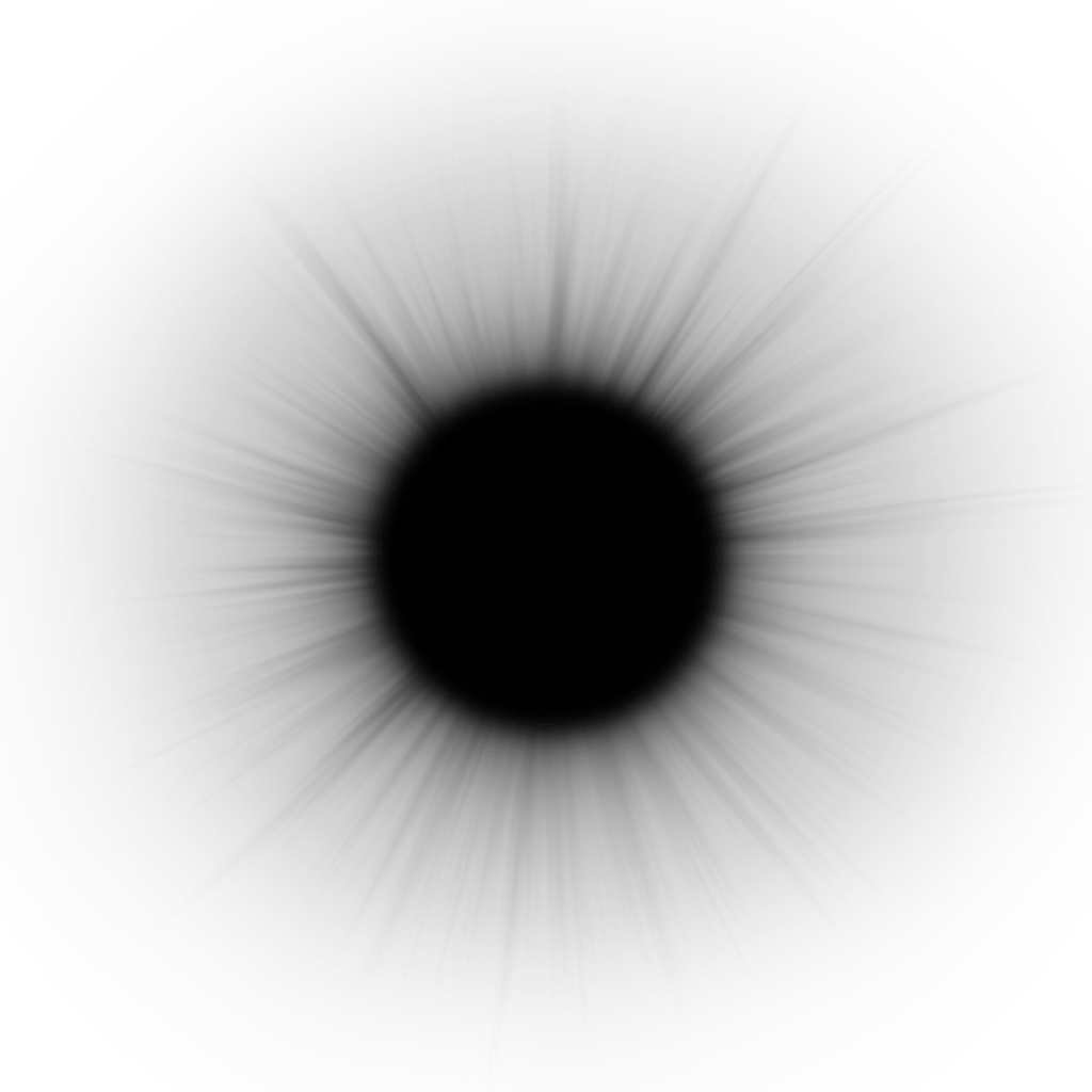 Blackhole Luz Light Brillo Bright Circular Round Star - Close-up (1024x1024), Png Download