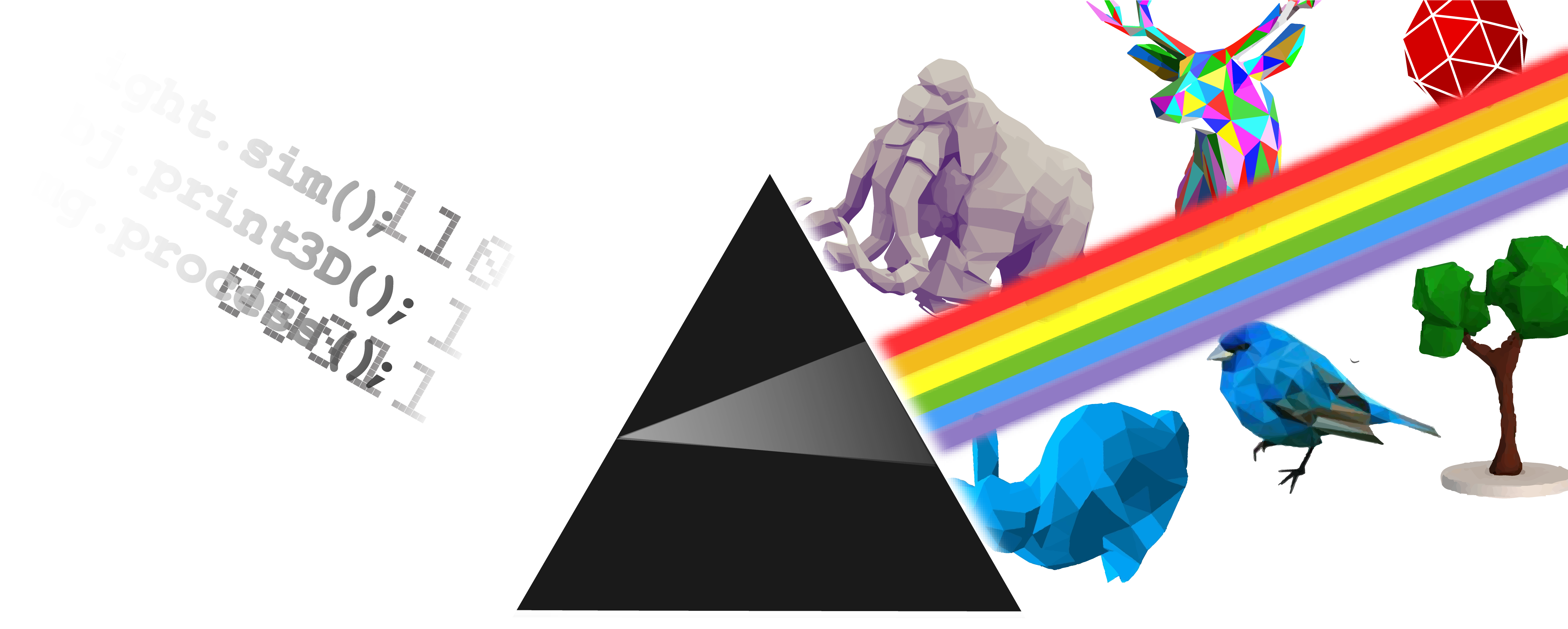 3d Stag Wall Tapestry - Small: 51" X 60" By Dot San (5768x2283), Png Download