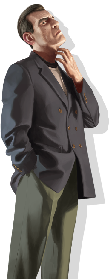 Dirty Cop - Gta 4 Ray Boccino (560x1000), Png Download