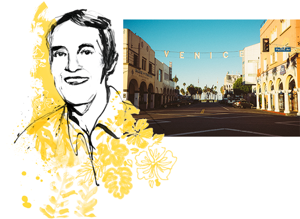 Prior To Shaping Retail Brand Hobie Into A Saltwater - Los Angeles (800x500), Png Download