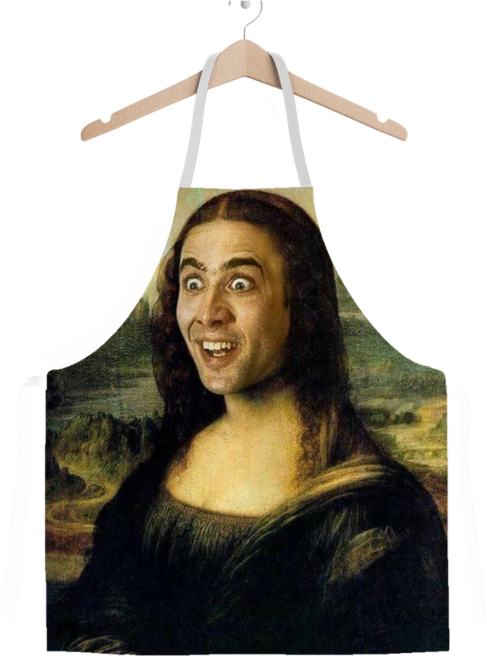 Nicolas Cage As The Mona Lisa ﻿classic Sublimation - Face Swap Nicholas Cage (1024x1024), Png Download