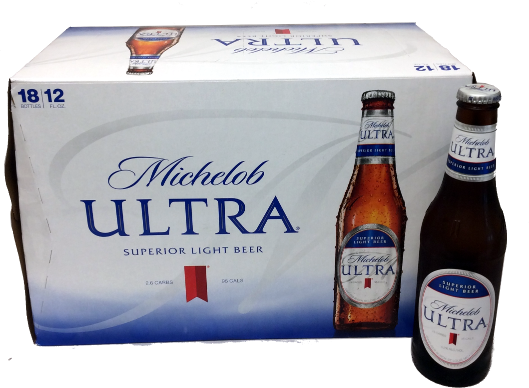Michelob Ultra Png - Michelob Ultra Ligh Beer - 18 Pack, 12 Fl Oz Bottles (1081x800), Png Download