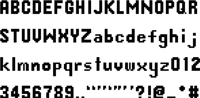 Sega Genesis Font (800x400), Png Download