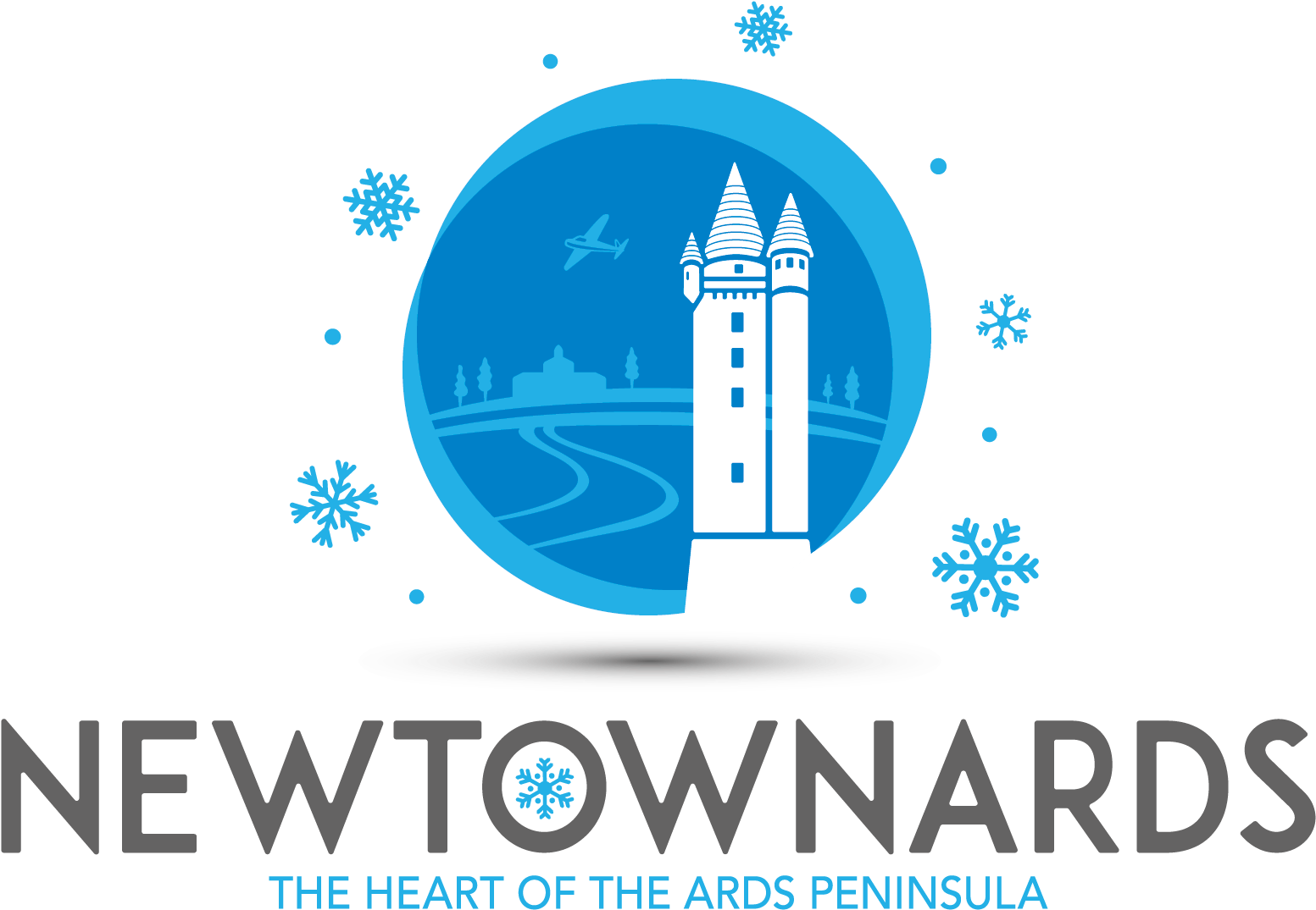 Newtownards Christmas Logo Full Colour Png - Newtownards (1866x1300), Png Download