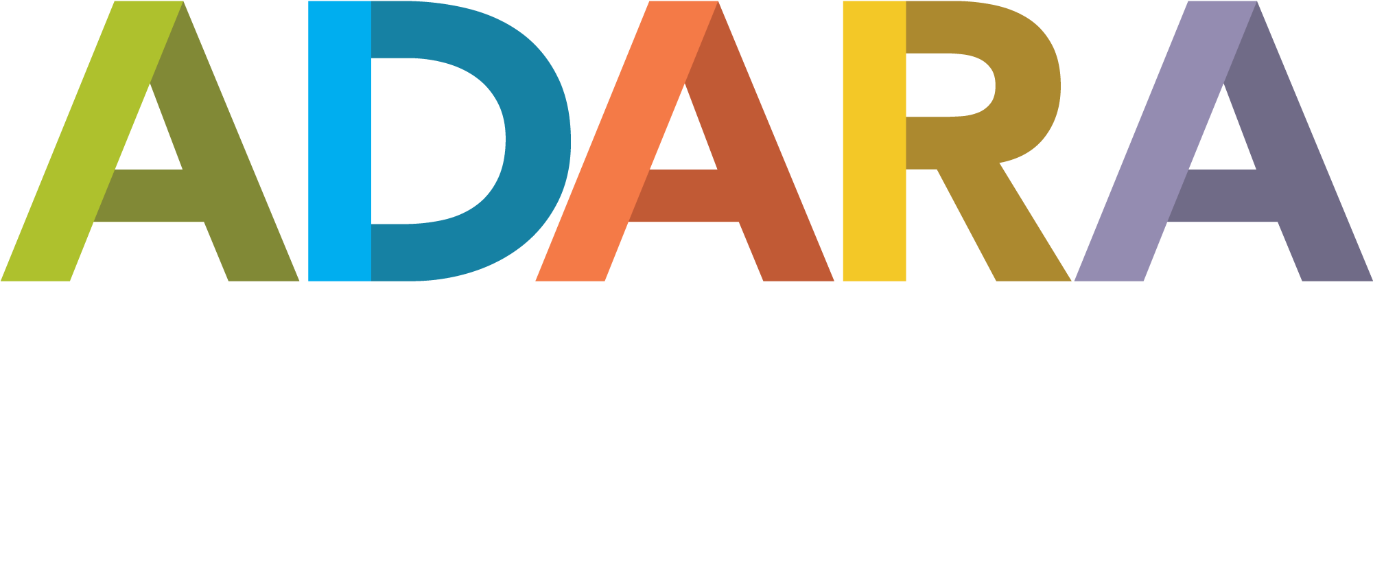 Adara Advisors Tagline Reversed Colour - Adara Group (2300x1126), Png Download