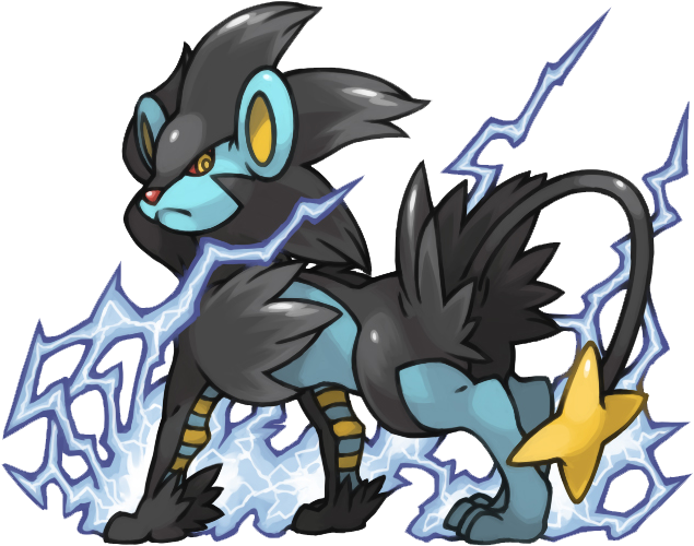 405 - Luxray (670x530), Png Download
