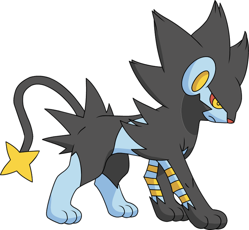 Http - //www - Pokemonpets - Com/shiny Luxray Pokemon - Pedestal Pokemon (800x739), Png Download