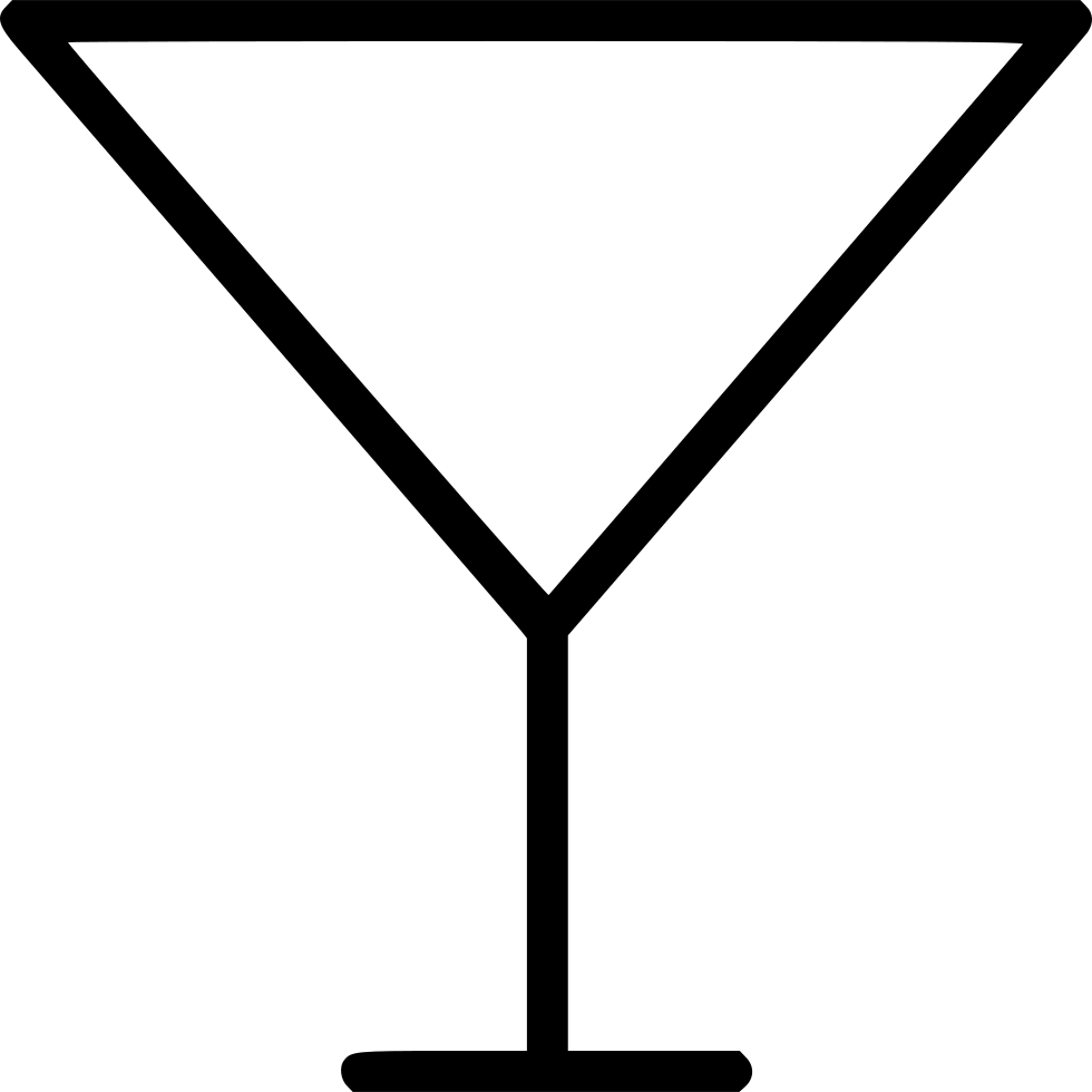 Png File Svg - Cocktail Glass (980x980), Png Download