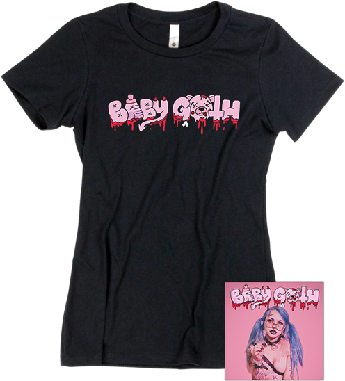 Baby Goth - T-shirt (600x600), Png Download