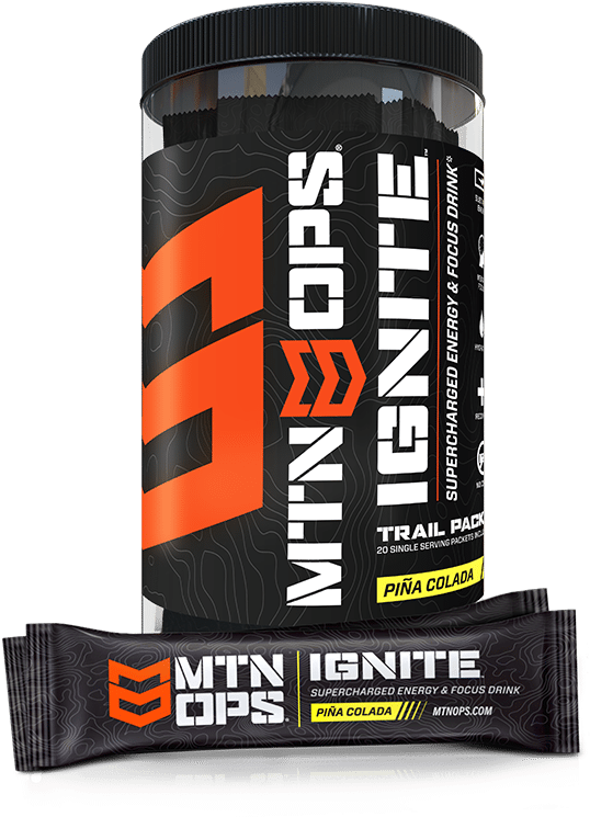 Undefined - Mtn Ops Ignite Energy & Focus Supplement Trail (800x800), Png Download