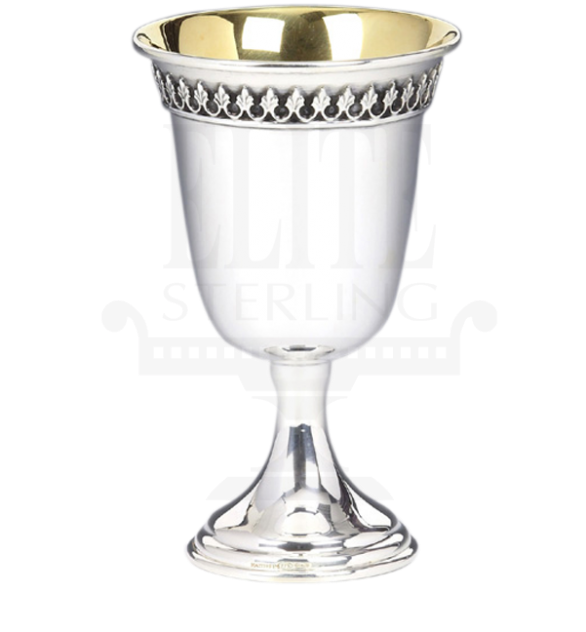 Close Filigree Kiddush Goblet - Vase (585x780), Png Download