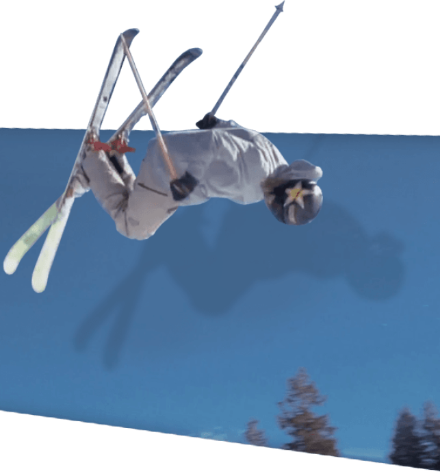 Lululemon Front-load Action Video - Freestyle Skiing (643x695), Png Download