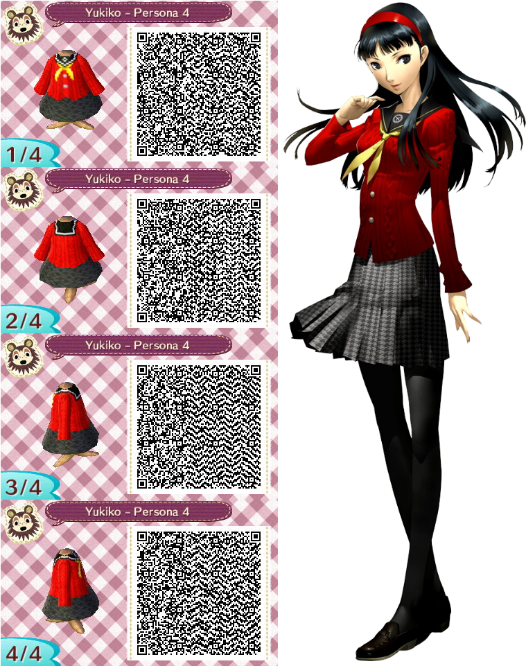 Valentine's Day Animal Crossing Qr Codes Part - Tomodachi Life Qr Codes Danganronpa (788x973), Png Download