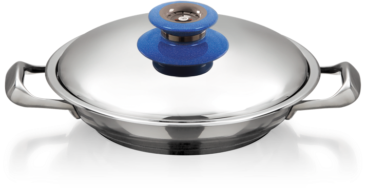 Touch And Scroll To Zoom - Amc Cookware Frying Pan (1200x1200), Png Download