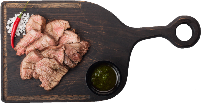 Steak On Board - Steak (866x650), Png Download