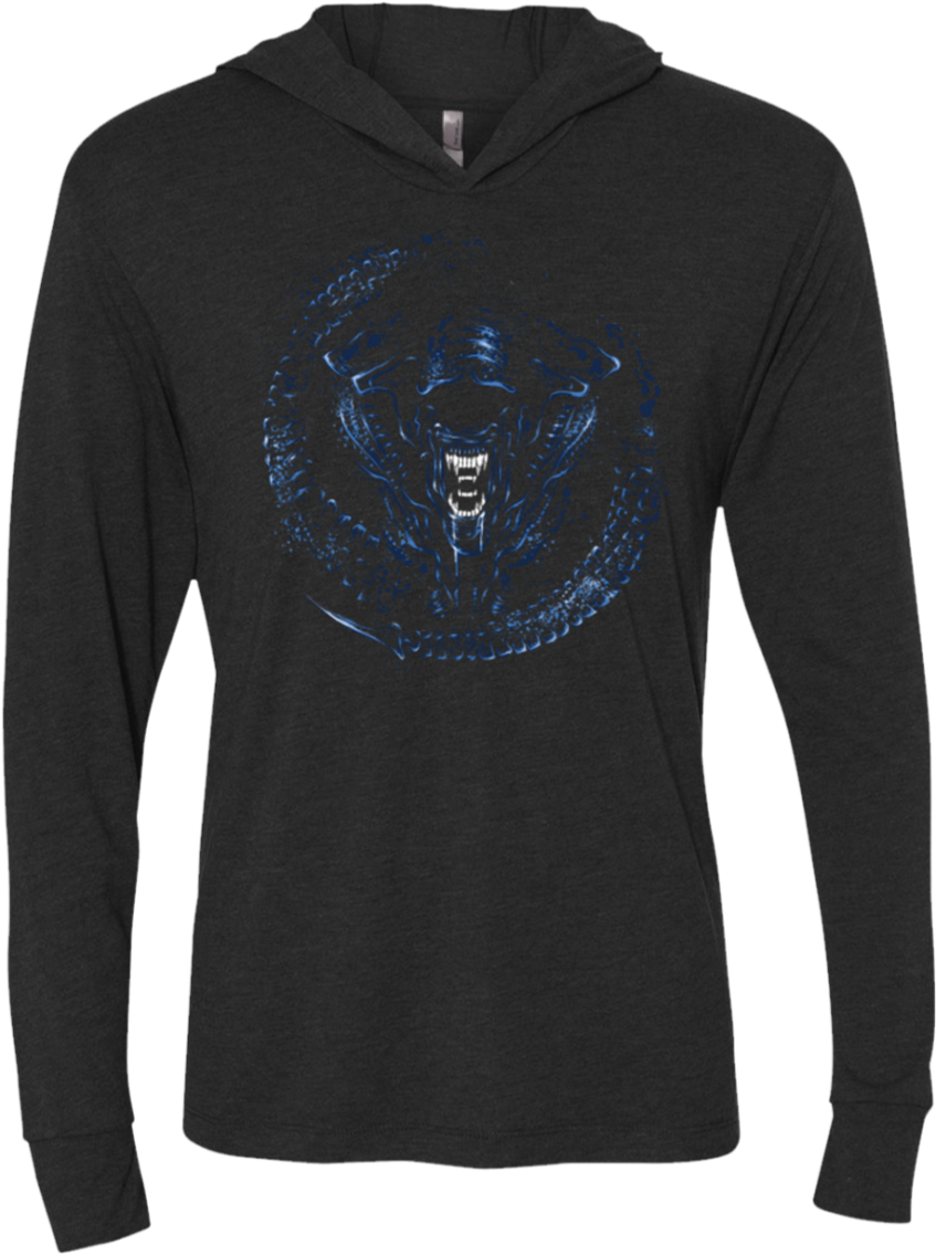 Queen Template Triblend Long Sleeve Hoodie Tee - Science Is Like Magic But Real Solar Eclipse Hoodies (1155x1155), Png Download