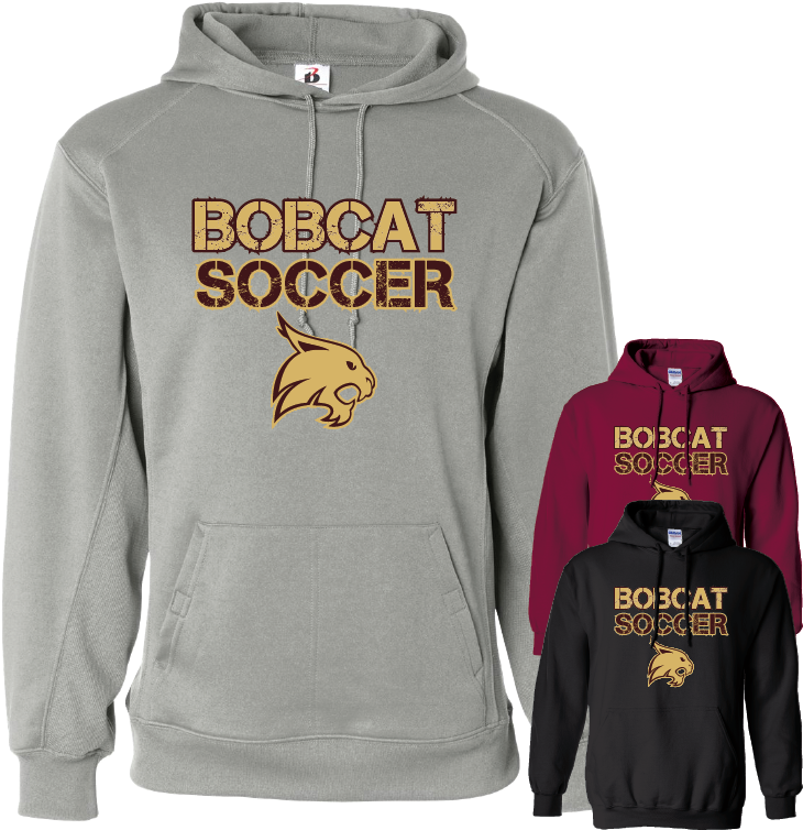 Badger Sport - Bt5 Moisture Management Hooded Sweatshirt (800x801), Png Download