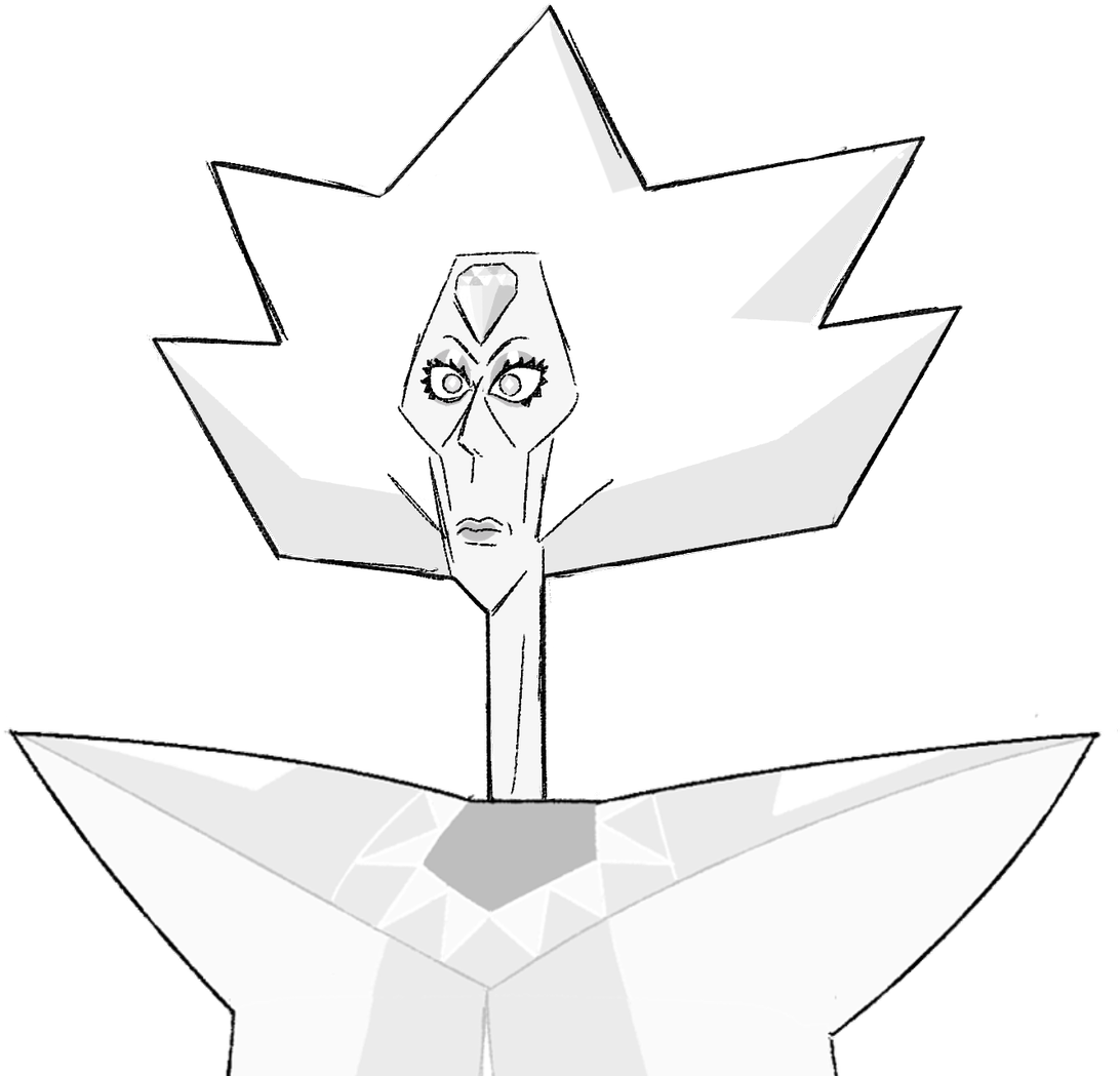 Ga Rodrigues On Twitter - White Diamond Steven Universe Transparent (1200x1116), Png Download