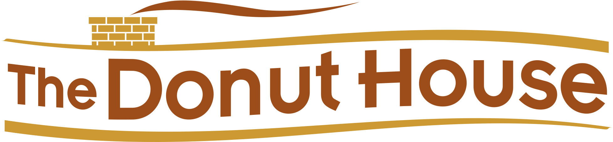 Logo - Donut House Logo (2000x517), Png Download
