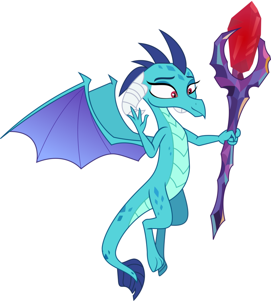 Bluetech, Bloodstone Scepter, Dragon, Dragon Lord Ember, - Ember The Dragon Lord (922x1024), Png Download