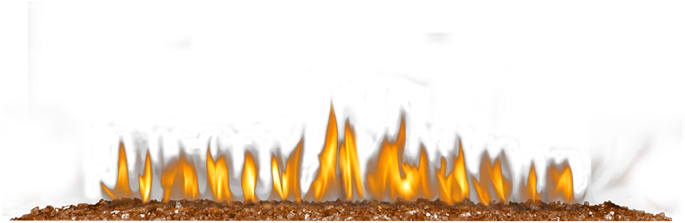 Mkga Amber Ember Bed - Flame (1049x800), Png Download