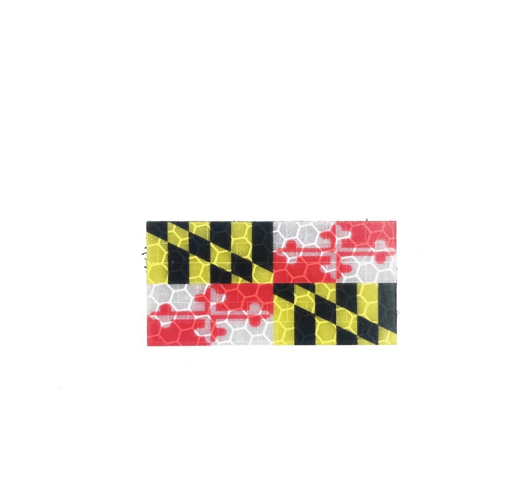 $0 - - Online Stores Maryland Flag 4 X 6 Inch (1024x1024), Png Download