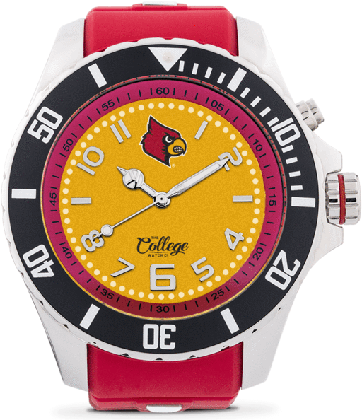 Louisville Cardinals Watches - Rolex Submariner (565x600), Png Download