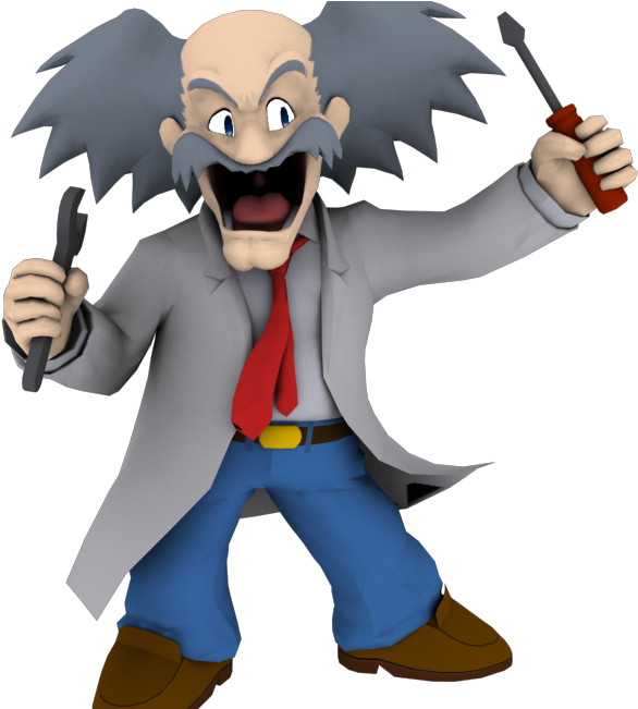 Download Zip Archive - Dr Wily Smash Bros (750x650), Png Download