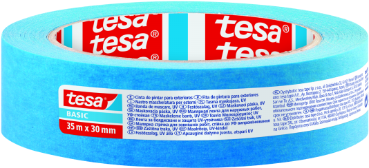 Tesa Basic Kültéri Maszkolószalag 30mmx35m - Tesa Maskovací Páska Krepová 35m X 38mm (600x600), Png Download