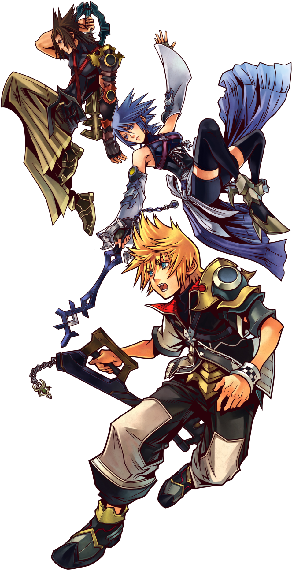 8 - Kingdom Hearts Bbs Art (1019x1920), Png Download