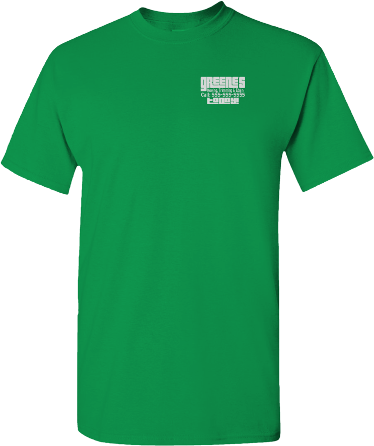 10 Ways To Generate More Business For Your Lawn Care - Green Gildan T Shirt (819x1024), Png Download