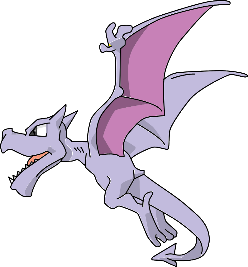 142aerodactyl Os Anime 2 - Pokemon Os Anime Artwork (796x856), Png Download