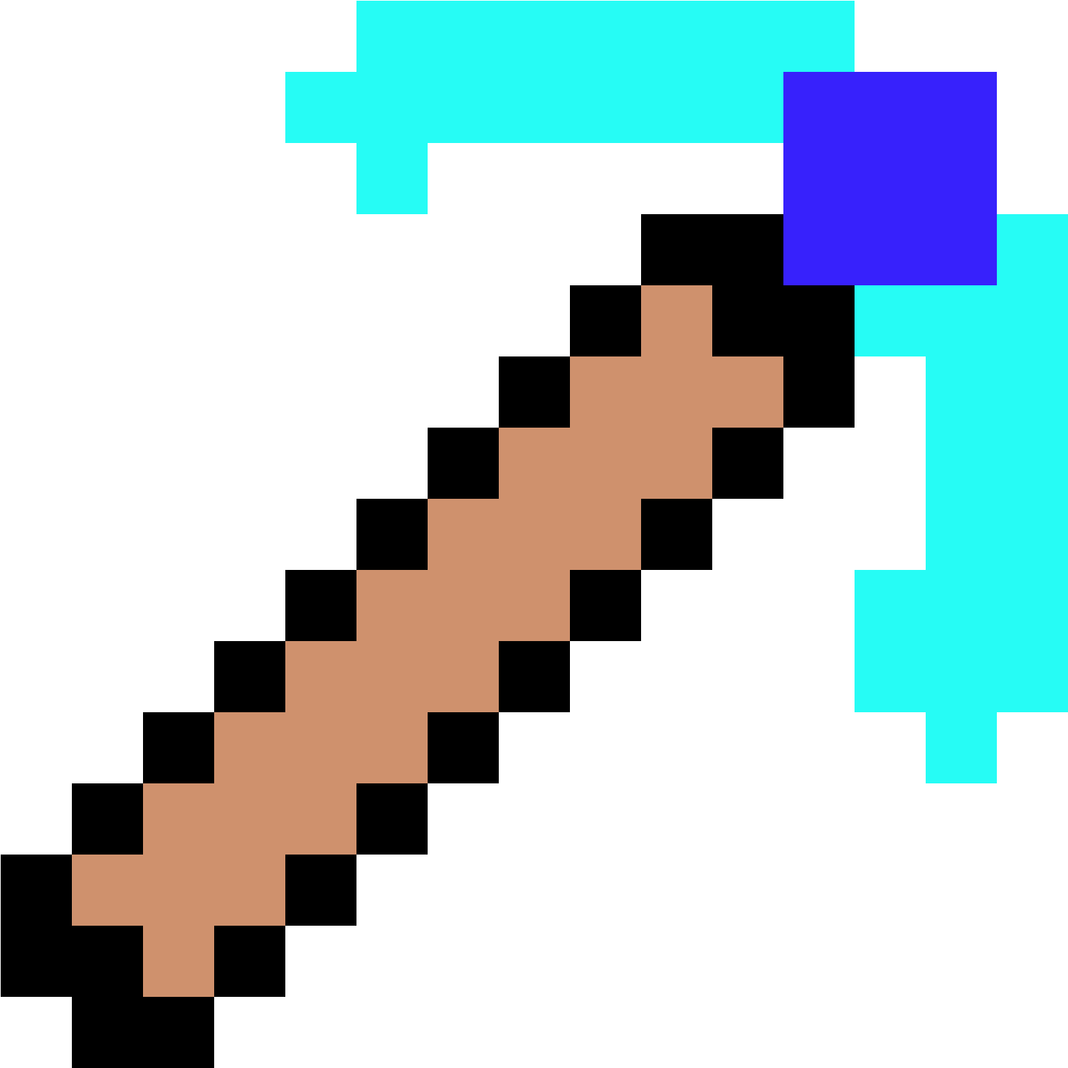 Diamond Pickaxe - Espadas De Minecraft De Diamante (2400x2800), Png Download