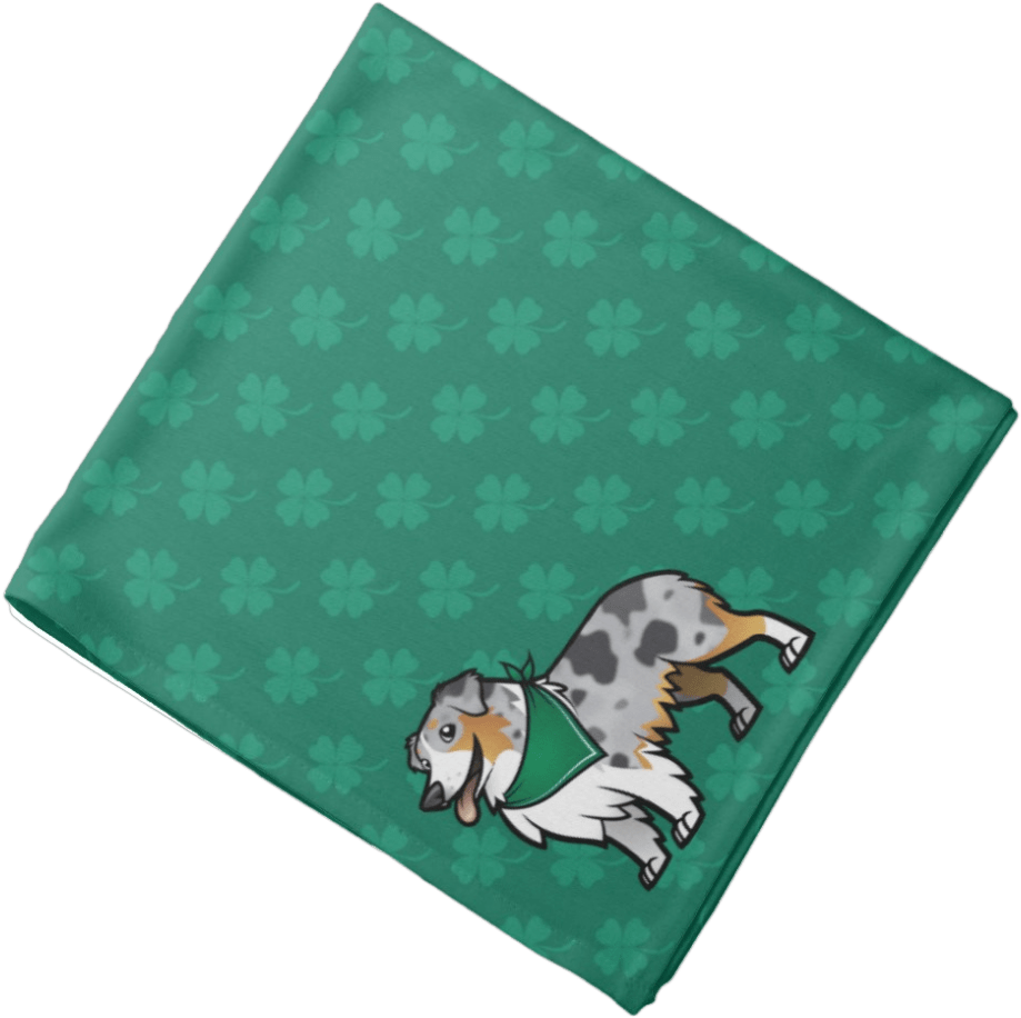 Lucky Australian Shepherd Bandana - Australian Shepherd (1006x1006), Png Download