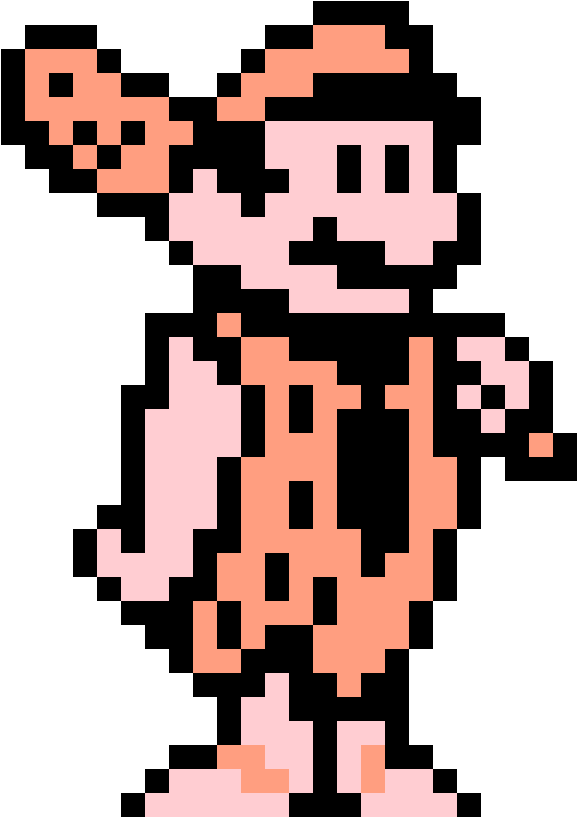 Flintstone Mario - 7 Grand Dad Sprite (768x1200), Png Download