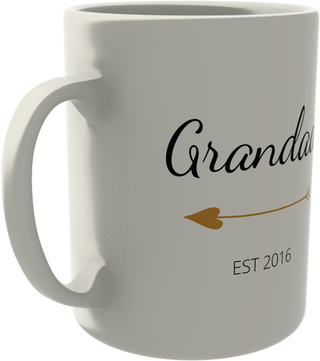 Grandad - Est - Coffee Cup (600x760), Png Download