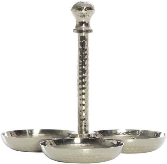 Hershey Nickel Triple Bowl - Silver (800x800), Png Download