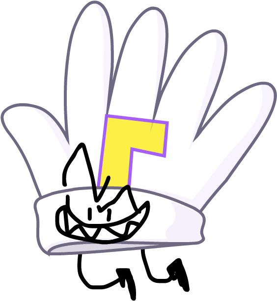 Waluigi Glove - Wiki (628x689), Png Download
