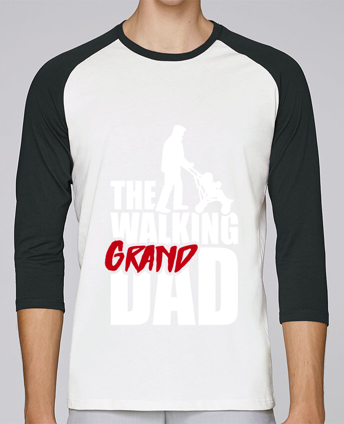 T-shirt Stanley Stella Baseball Col Rond Unisex Walking - T-shirt (690x850), Png Download