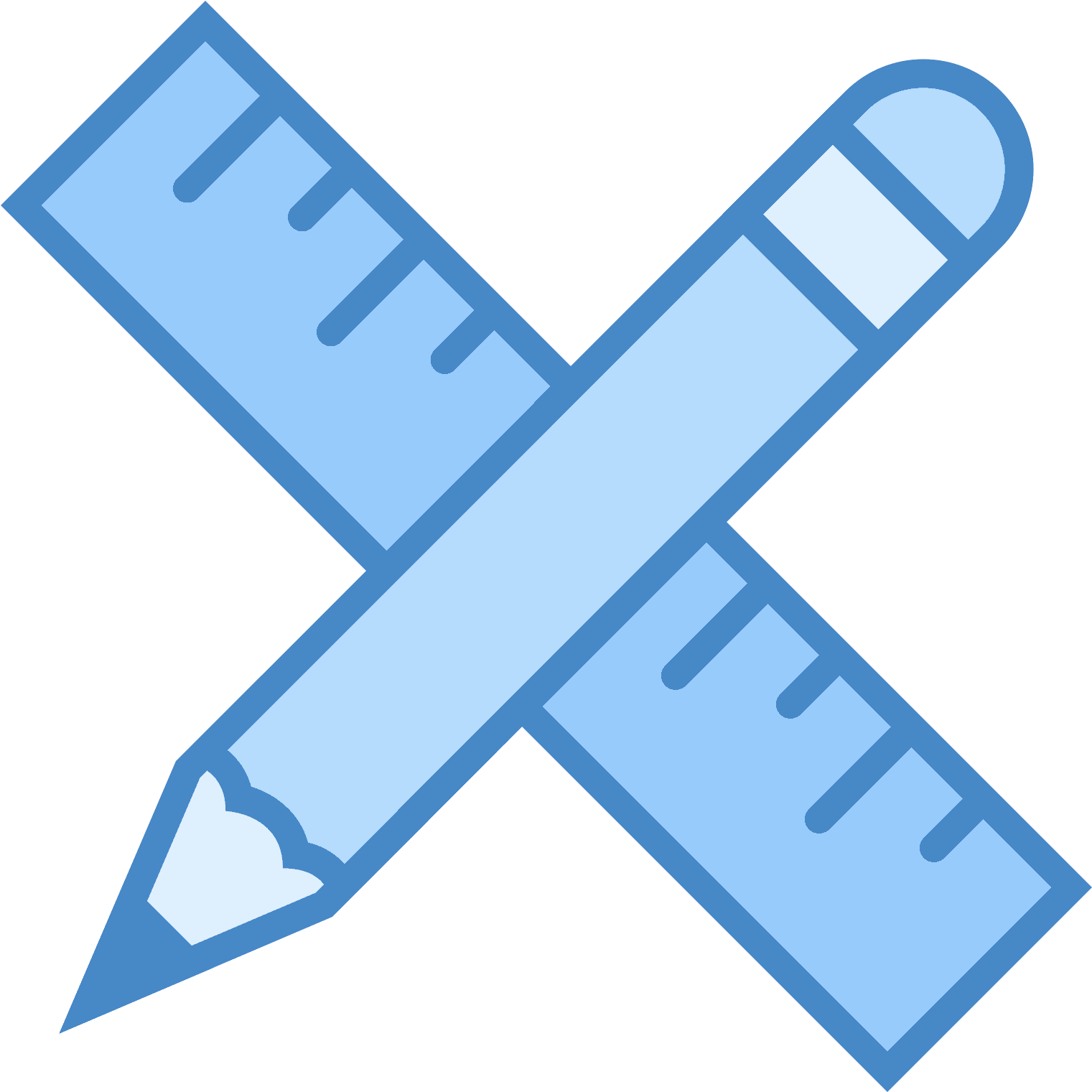 The Icon Has Two Shapes That Cross Each Other (1600x1600), Png Download